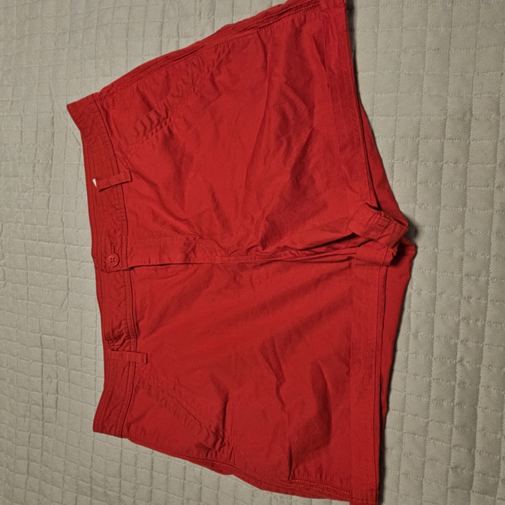 Eddie Bauer Women's Red Shorts